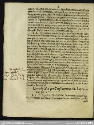 Quando & à quo Constantinus M. baptizatus sit?