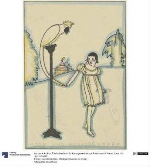Titelblattentwurf für Kunstgewerbehaus Friedmann & Weber