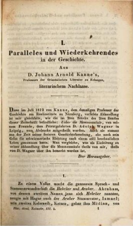 Zeitschrift für die historische Theologie. 3. 1833