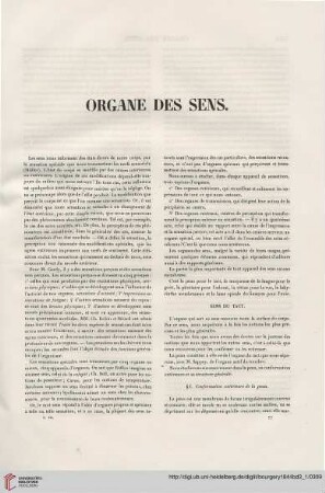 Organe des sens