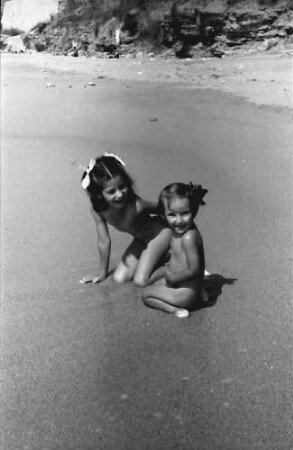 Eforie [Dobrudscha]: Gruppen am Strand