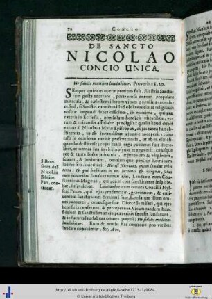 De Sancto Nicolao