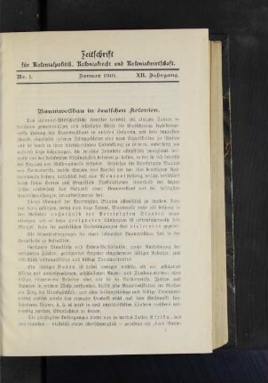 Nr. 1, XII. Jahrgang