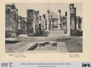Pompei - Casa di Pansa - Maison de Pansa - House of Pansa - Haus von Pansa