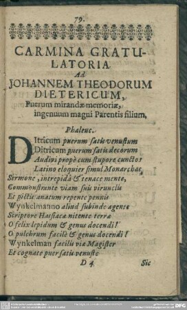 Carmina Gratulatoria