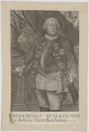 Bildnis des Fridericus Wilhelmus