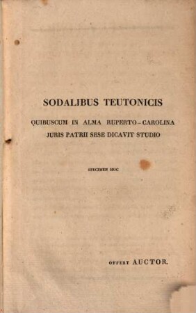 Observationes ad iuris criminalis Teutonici, praesertim Caroli V. Constitutionis criminalis historiam : Diss. inaug. hist. iur.