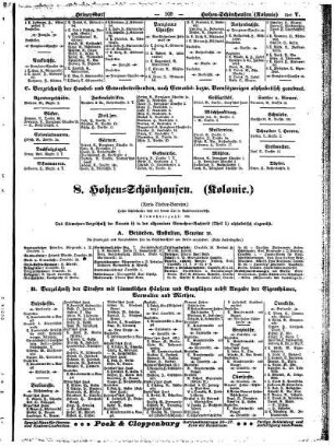 8. Hohen= Schönhausen
