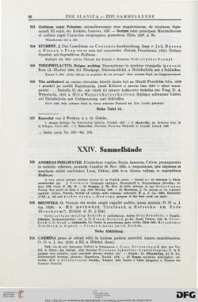 Sammelbände (Nr. 508-527)