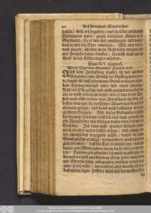 Das XIV. Capitel. Wie der Jäger vom Gegentheil gefangen wird.