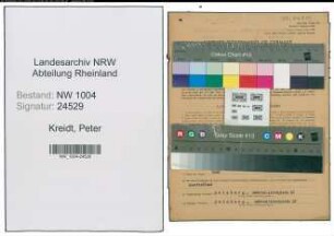 Entnazifizierung Peter Kreidt , geb. 13.07.1875 (Bahnassistent)
