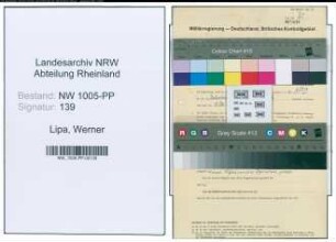 Entnazifizierung Werner Lipa , geb. 18.10.1911 (Chemotechniker)