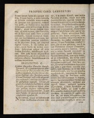 664-692, Institutio C. - CIII.