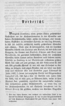 Vorbericht.