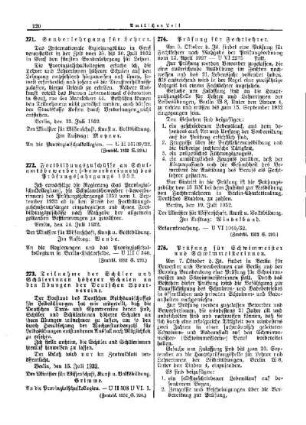 Sonderlehrgang für Lehrer : [Amtlicher Teil]
