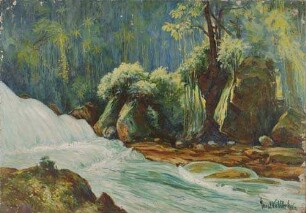 Wasserfall im Urwald