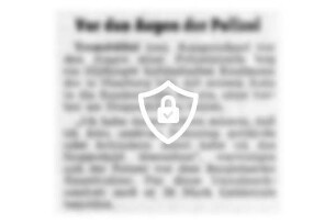Vor [Name maskiert] der Polizei
