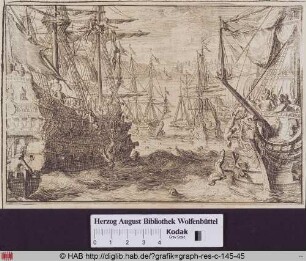 Hinrichtung der mit den Spaniern verbündeten Verschwörer gegen Venedig im Jahre 1618.