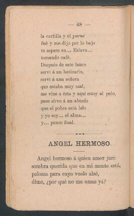Ángel hermoso.