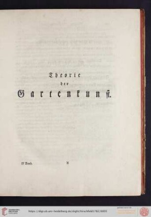 Theorie der Gartenkunst