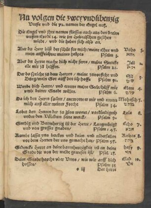 Nu volgen die zweyundsibenzig Verße ...