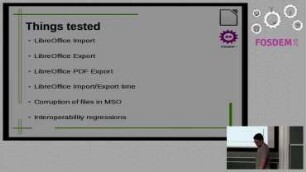 Interoperability regression testing in LibreOffice