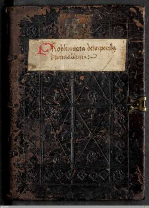 Aristotelis Probleumata de corporibus animalium, praesertim tamen de corpore humano - Cod.Don.790