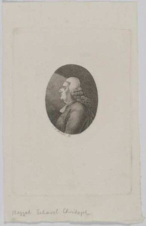 Bildnis des Erhard Christoph Bezzel