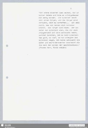 [Thomas Mann, Tonio Kröger]