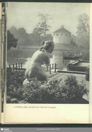 Wörlitzer Park, Amtsfähre mit Venus und Vestatempel