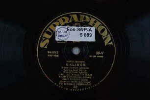 Dalibor : opera ve třech jednánich; [Teil 33] / Bedřich Smetana. Libreto Josef Wenzig. Přeložil Ervin Špindler