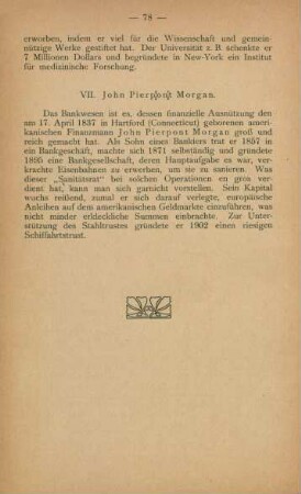 VII. John Pierpont Morgan