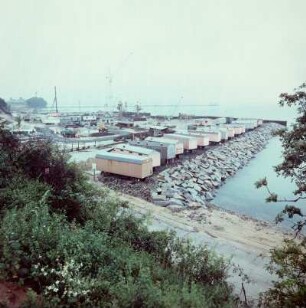 Bau des Fährhafens Mukran, Sassnitz