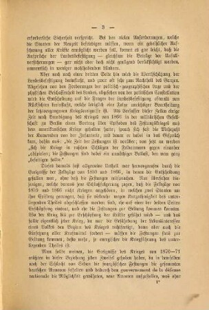 Landesbefestigung : Eine Studie