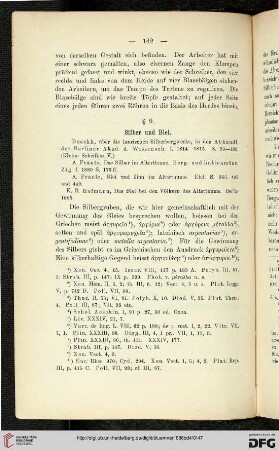 § 9: Silber und Blei