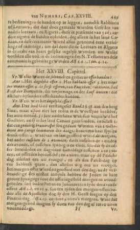 Het XXVIII. Capittel