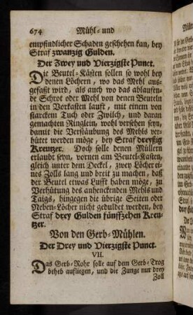 674-684, Der Drey und Vierzigste Punct. - Der Ein und Sechzigste Punct.