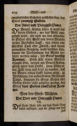 674-684, Der Drey und Vierzigste Punct. - Der Ein und Sechzigste Punct.