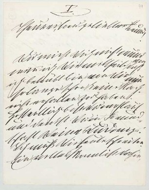 Ludwig II. von Bayern (1845 - 1886) Autographen: Brief von Ludwig II. an Fritz Brandt - BSB Autogr.Cim. Ludwig .79