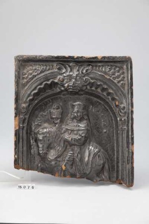 Ofenkacheln — Ofenkachel mit Reiter