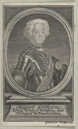 Bildnis des Prinzen August Wilhelm von Preussen
