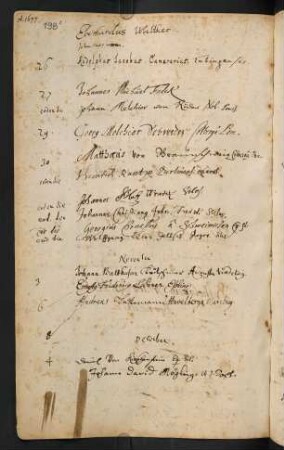 Winterhalbjahr 1677/1678. Rektorat Ludwig Herzog von Württemberg (Prorektor: Johann Adam Osiander)
