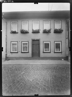 Erfurt-Altstadt, Glockengasse 1. Wohnhaus. Straßenfront