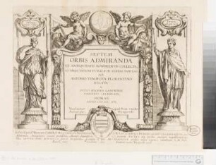 Septem orbis admiranda - Titelblatt