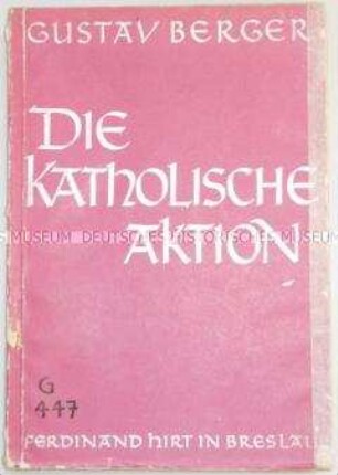 Veröffentlichung über die Katholische Aktion