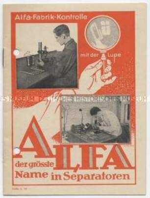 Alfa - der größte Name in Separatoren