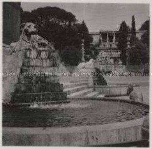Rom, Piazza del Popolo, Fontana Obelisco Flaminio