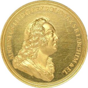 Kurfürst Friedrich August II. - auf die Vermählung des Prinzen Friedrich Christian mit Maria Antonia von Bayern