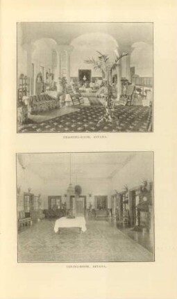 Drawing-room, Astana. Dining-room, Astana