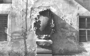 Dresden-Plauen. Kriegerdenkmal im Hof der Bienertmühle, zur Erinnerung an die gefallenen Mitarbeiter von 1914-1918
